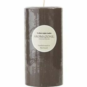 Sandalwood & Patchouli By  One 3x6 Inch Pillar Candle.  Burns Approx. 100 Hrs. For Anyone