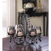 Gallery of Light Midnight Elegance Candle Chandelier