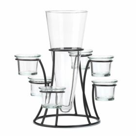 Accent Plus Circular Candle Stand Centerpiece Vase