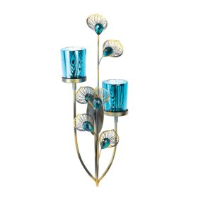 Gallery of Light Peacock Plume Wall Sconce