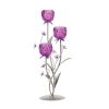 Gallery of Light Fuchsia Blooms Candle Holder