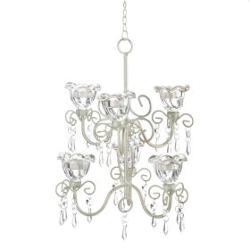 Gallery of Light Crystal Blooms Double Chandelier