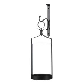 Gallery of Light Hanging Hurricane Glass Wall Sconce