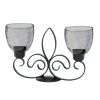 Gallery of Light Fleur De Lis Duo Candle Stand