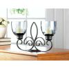 Gallery of Light Fleur De Lis Duo Candle Stand