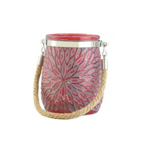 Gallery of Light Red Flower Candle Holder