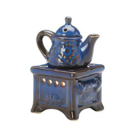Fragrance Foundry Blue Teapot Stove Oil Warmer