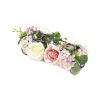 Accent Plus Blooming Faux Floral Candle Holder