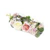 Accent Plus Blooming Faux Floral Candle Holder