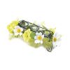 Accent Plus Blooming Faux Daisy Candle Holder