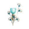 Gallery of Light Peacock Blossom Single Sconce