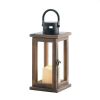 Gallery of Light Lodge Wooden LED Candle Lantern