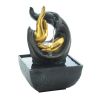 Cascading Fountains Golden Hands Accent Tabletop Fountain