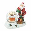 Christmas Collection Santa Chimney LED Snow Globe