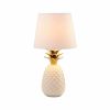Gallery of Light Gold Topped Pineapple Lamp