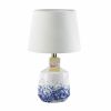 Gallery of Light White & Blue Splash Table Lamp