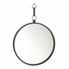 Accent Plus Round Mirror With Leather Strap