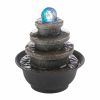 Cascading Fountains Tiered Round Tabletop Fountain