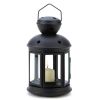 Gallery of Light Black Colonial Candle Lamp