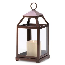 Gallery of Light Bronze Contemporary Candle Lantern