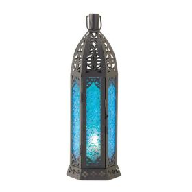 Gallery of Light Blue Floret Candle Lantern