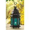 Gallery of Light Blue Glass Candle Lantern