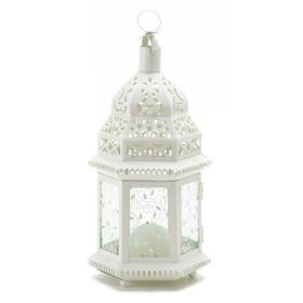 Gallery of Light White Moroccan Lantern