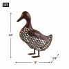 Accent Plus Chicken Wire Duck Sculpture