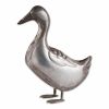Accent Plus Galvanized Duck Sculpture