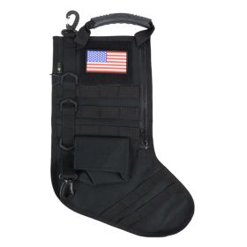 Osage River Ruck Up Tactical Stocking w/ USA Patch - Black