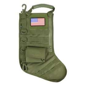 Osage River Ruck Up Tactical Stocking w/ USA Patch OD Green