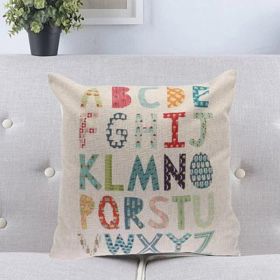 ABC of Love Cushion Covers (Pack of 1)