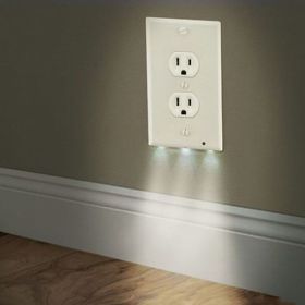 Path Lighter Auto Motion Wall Plate LED Light  2- PACK (Pack of 1 Pack of 4)