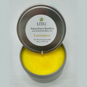 Lita's Natural Insect Repellent Soy Wax Candle (Pack of 1)