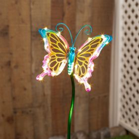 Solar Kinetic Butterfly Garden Stake (Pack of 1)
