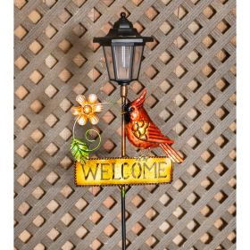 Solar Garden Stake Welcome Sign (Pack of 1)