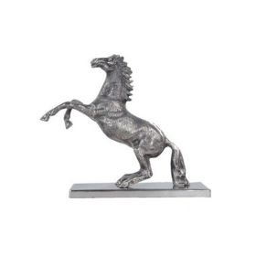 Solid Aluminum Horse Statue with Base (Pack of 1)