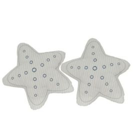 Anne Home - Set of 2 White Star-Shaped Pillows