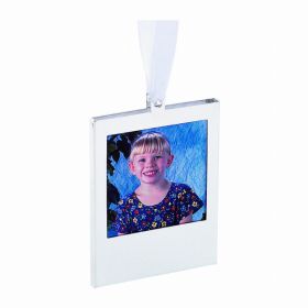 Hanging Frame, Nickel Plated Holds 2" X 2" Photo (Pack of 1)