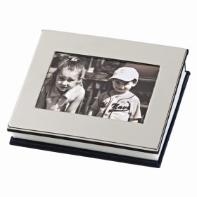 Frame Cover Album, Nickel Plated Holds 100 4" X 6" (Pack of 1)