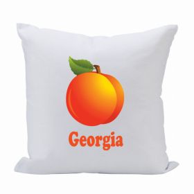 Pillow 16X16 Georgia (Peach) (Pack of 1)