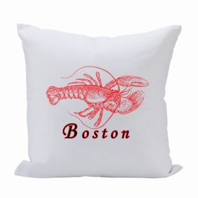 Pillow 16X16 Lobster (City/Town) (Pack of 1)