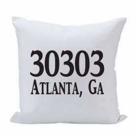 Pillow 16X16 Zip Code (Location) (Pack of 1)