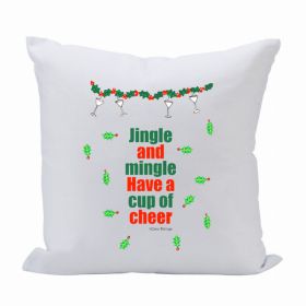 Pillow 16X16 Jingle/Mingle (Pack of 1)