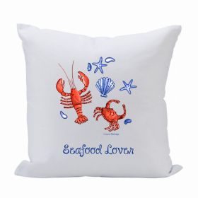 Pillow 16X16 Seafood Lover (Pack of 1)