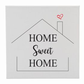 Canvas 12X12 Home Sweet Home (House) (Pack of 1)