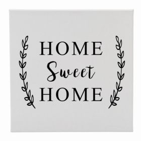 Canvas 12X12 Home Sweet Home (Wheat) (Pack of 1)