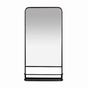 Modern Annie Wall Mirror with Shelf (Pack of 1)