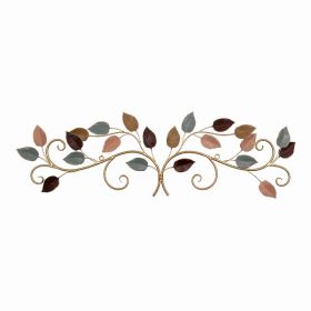 Boho Autumn Leaves Over the Door Wall Decor (Pack of 1)
