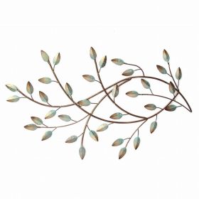 Patina Blowing Leaves Wall Decor (Pack of 1)